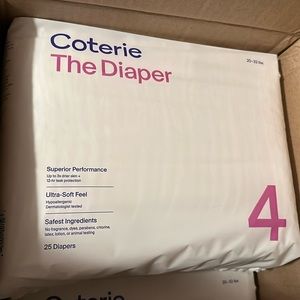 Coterie diapers size 4